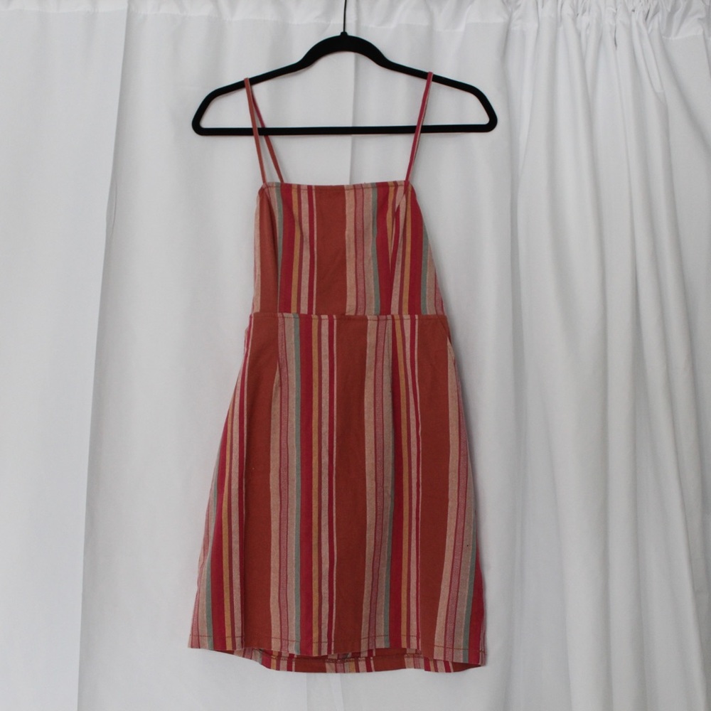 UO Midnight Tie-Back Bodycon Mini Dress